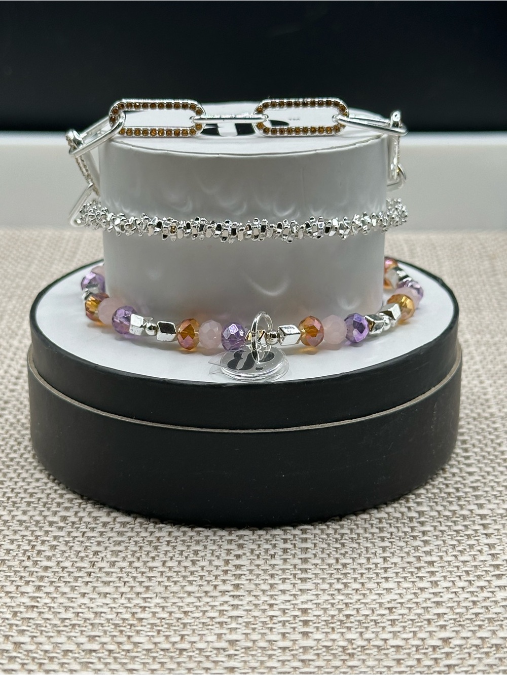 RBP7192 She’s Building her Empire bracelets Luxe Summer Stacks 2024 NWT - Picture 3 of 15